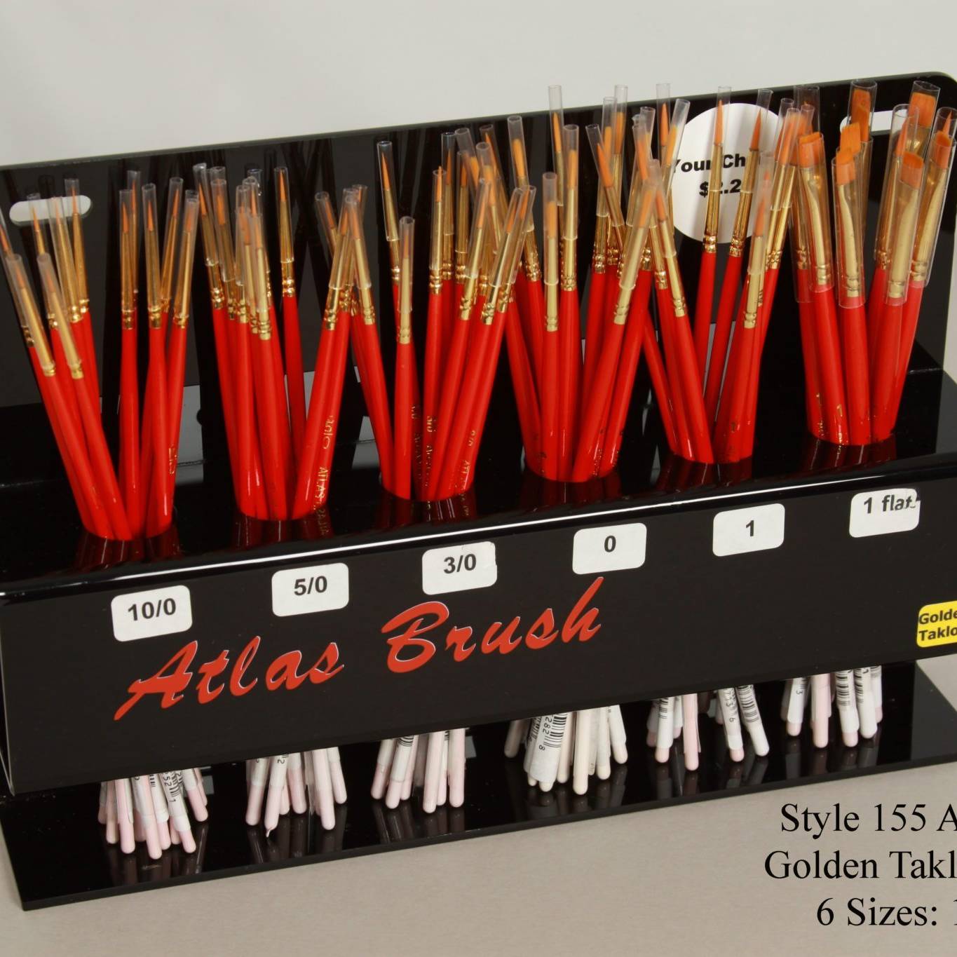 Atlas Brush - Golden Taklon - Detail Brush | Event Horizon Hobbies CA