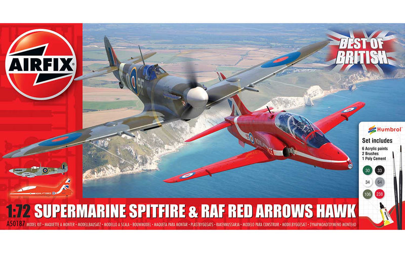 Supermarine Spitfire & RAF Red Arrows Hawk