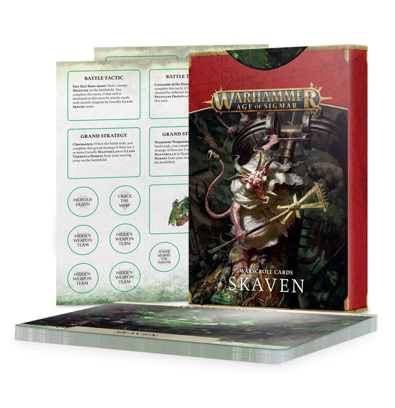AOS - Warscroll Cards (Eng) - Skaven
