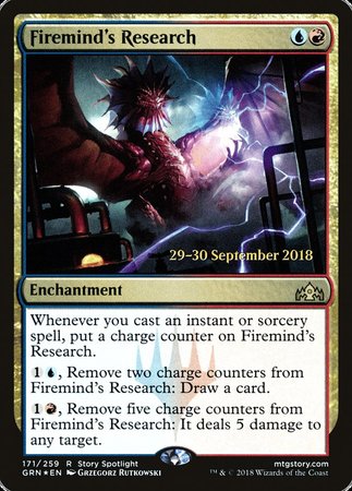 Firemind's Research [Guilds of Ravnica Promos] | Event Horizon Hobbies CA