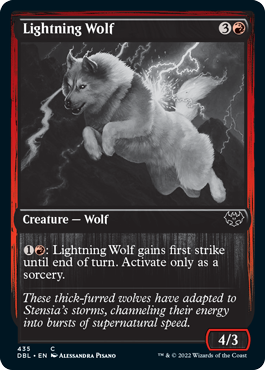 Lightning Wolf [Innistrad: Double Feature] | Event Horizon Hobbies CA