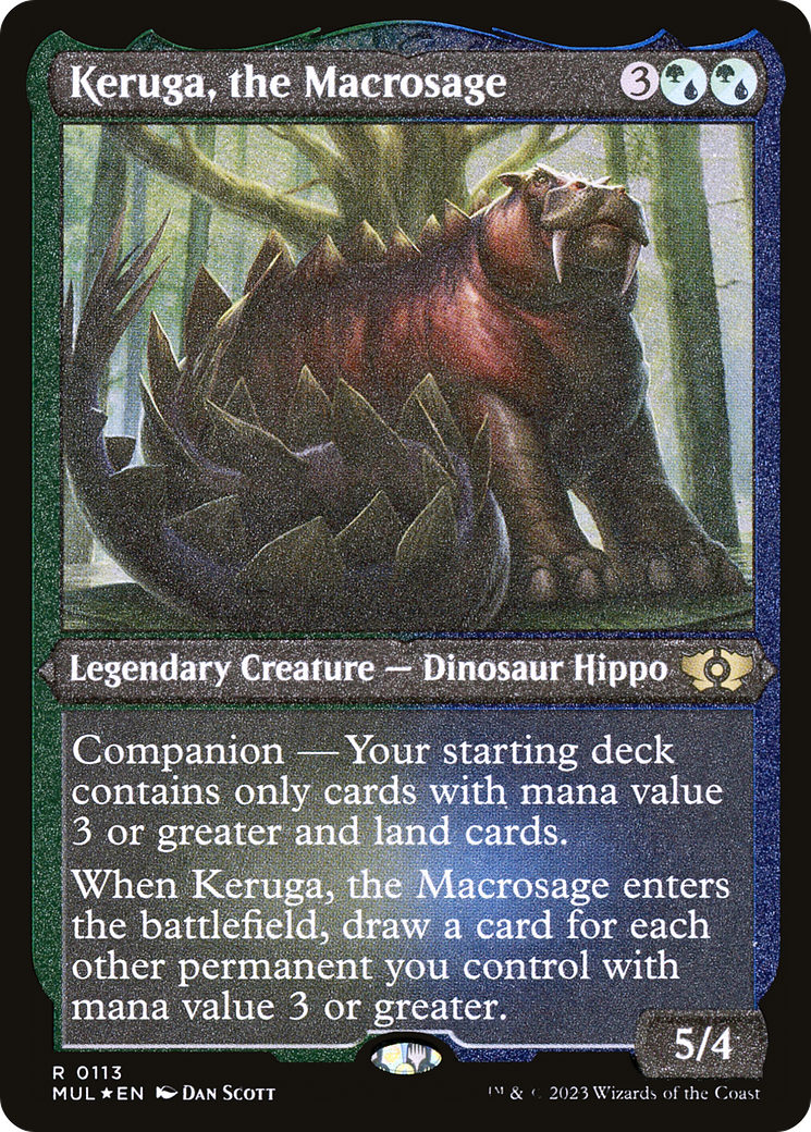 Keruga, the Macrosage (Foil Etched) [Multiverse Legends] | Event Horizon Hobbies CA
