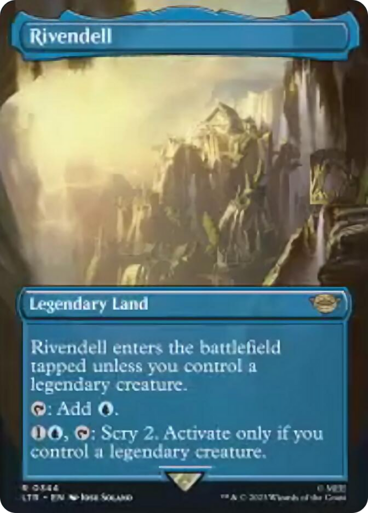 Rivendell (Borderless Alternate Art) [The Lord of the Rings: Tales of Middle-Earth] | Event Horizon Hobbies CA