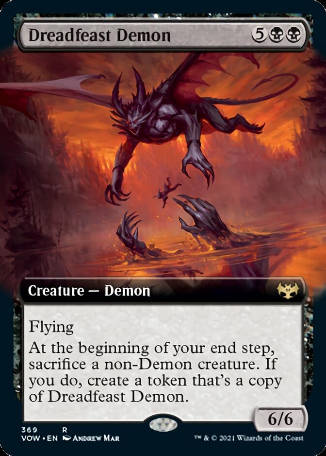 Dreadfeast Demon (Extended) [Innistrad: Crimson Vow] | Event Horizon Hobbies CA