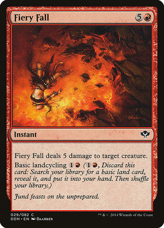 Fiery Fall [Duel Decks: Speed vs. Cunning] | Event Horizon Hobbies CA