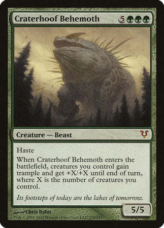 Craterhoof Behemoth [Avacyn Restored] | Event Horizon Hobbies CA