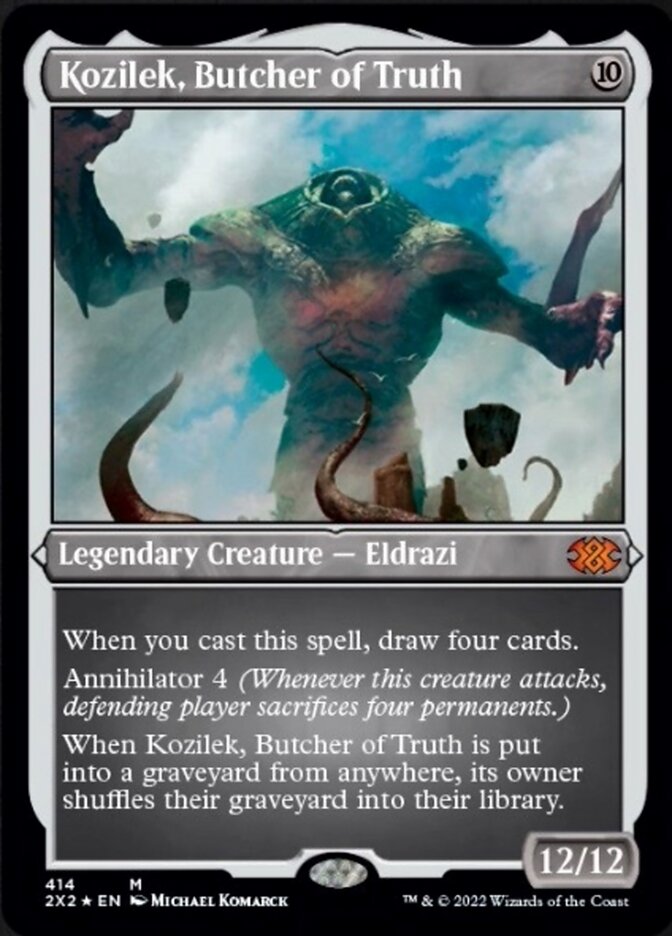 Kozilek, Butcher of Truth (Foil Etched) [Double Masters 2022] | Event Horizon Hobbies CA