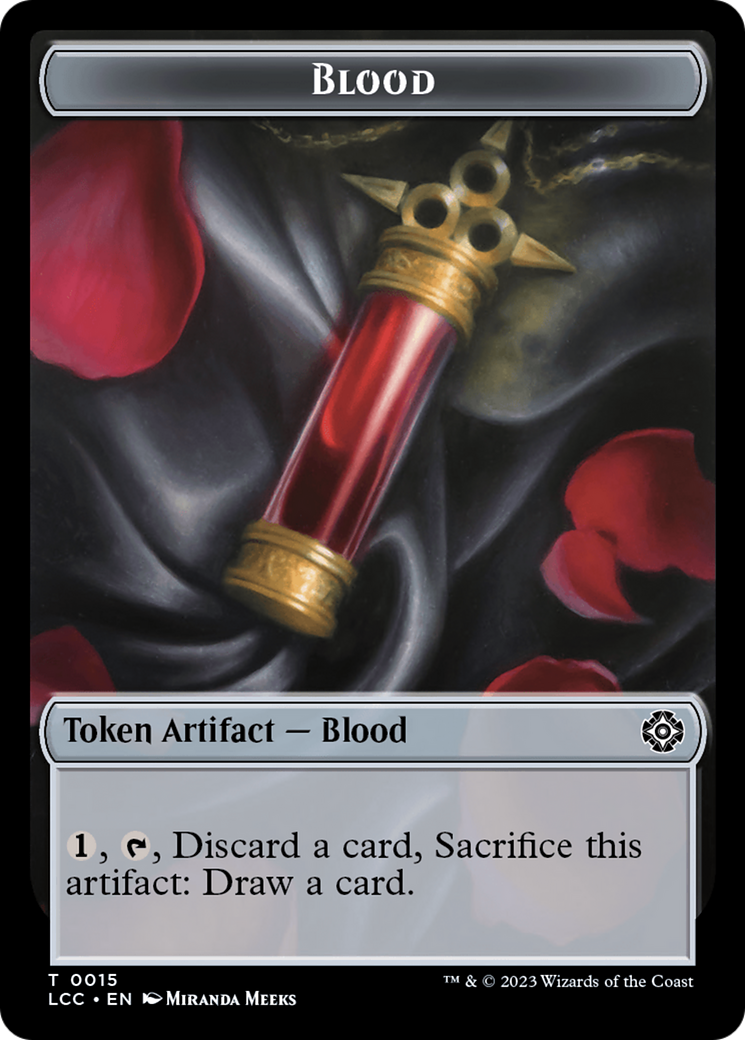 Blood // Vampire (0004) Double-Sided Token [The Lost Caverns of Ixalan Commander Tokens] | Event Horizon Hobbies CA