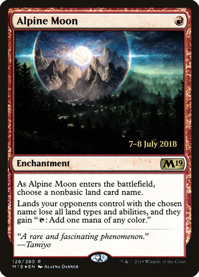 Alpine Moon  [Core Set 2019 Prerelease Promos] | Event Horizon Hobbies CA