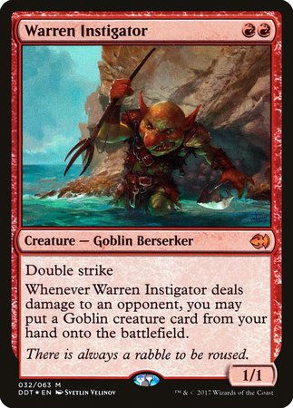 Warren Instigator [Duel Decks: Merfolk vs. Goblins] | Event Horizon Hobbies CA