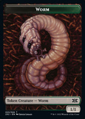 Worm // Knight Double-sided Token [Double Masters 2022 Tokens] | Event Horizon Hobbies CA