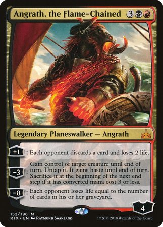 Angrath, the Flame-Chained [Rivals of Ixalan] | Event Horizon Hobbies CA
