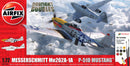 Model Kit - Airfix - Messerschmitt Me262 & P-51D Mustang Dogfight Double