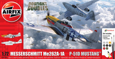 Model Kit - Airfix - Messerschmitt Me262 & P-51D Mustang Dogfight Double