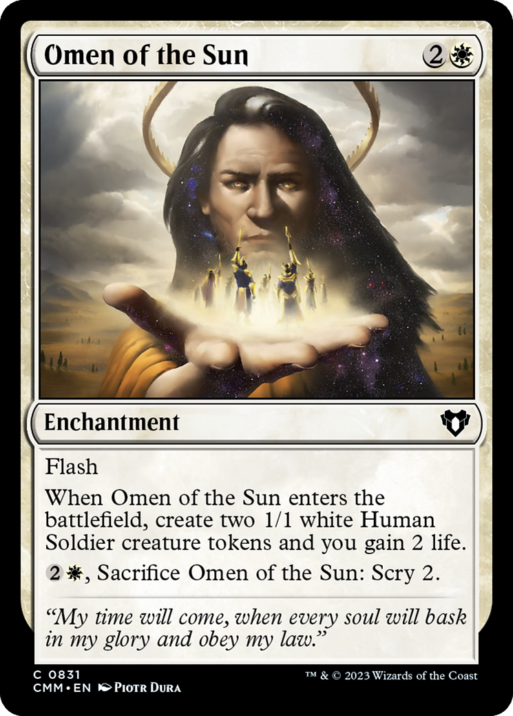Omen of the Sun [Commander Masters] | Event Horizon Hobbies CA