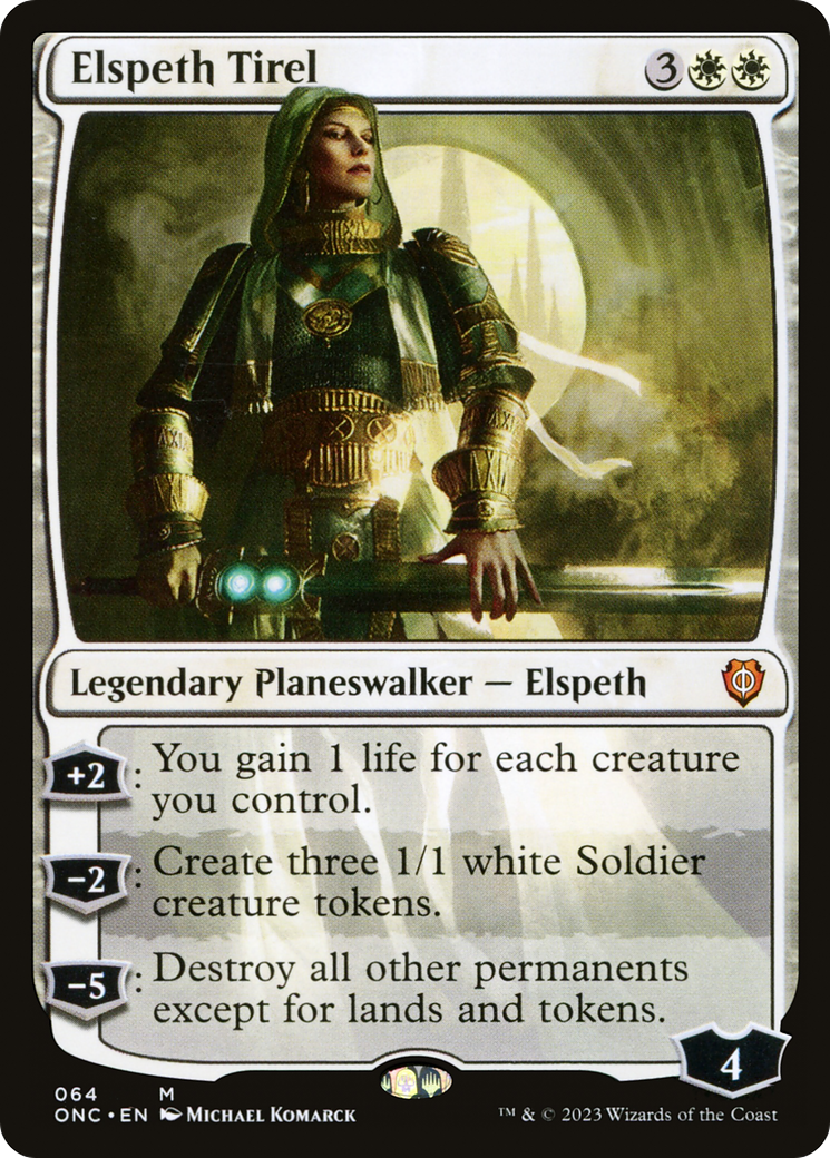 Elspeth Tirel [Phyrexia: All Will Be One Commander] | Event Horizon Hobbies CA