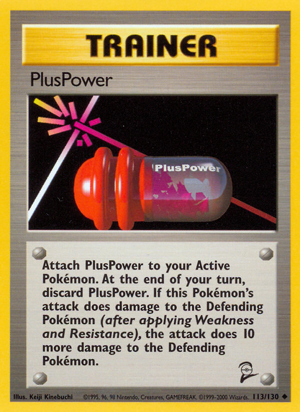PlusPower (113/130) [Base Set 2] | Event Horizon Hobbies CA