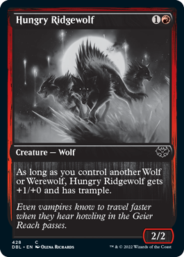 Hungry Ridgewolf [Innistrad: Double Feature] | Event Horizon Hobbies CA