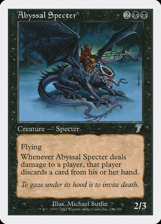 Abyssal Specter [Seventh Edition] | Event Horizon Hobbies CA