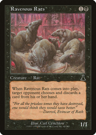 Ravenous Rats [Urza's Destiny] | Event Horizon Hobbies CA