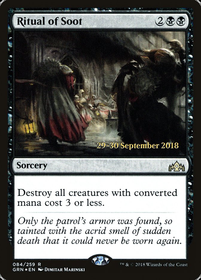 Ritual of Soot  [Guilds of Ravnica Prerelease Promos] | Event Horizon Hobbies CA