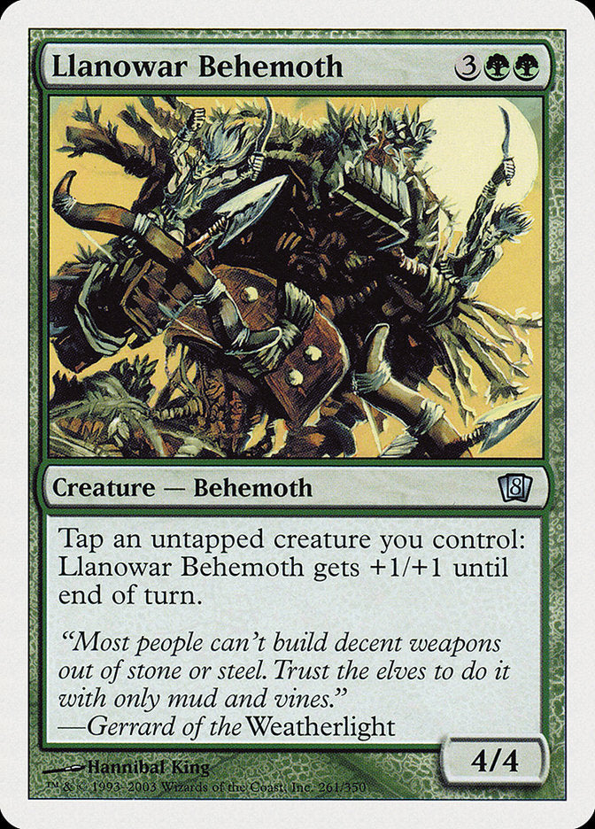 Llanowar Behemoth [Eighth Edition] | Event Horizon Hobbies CA