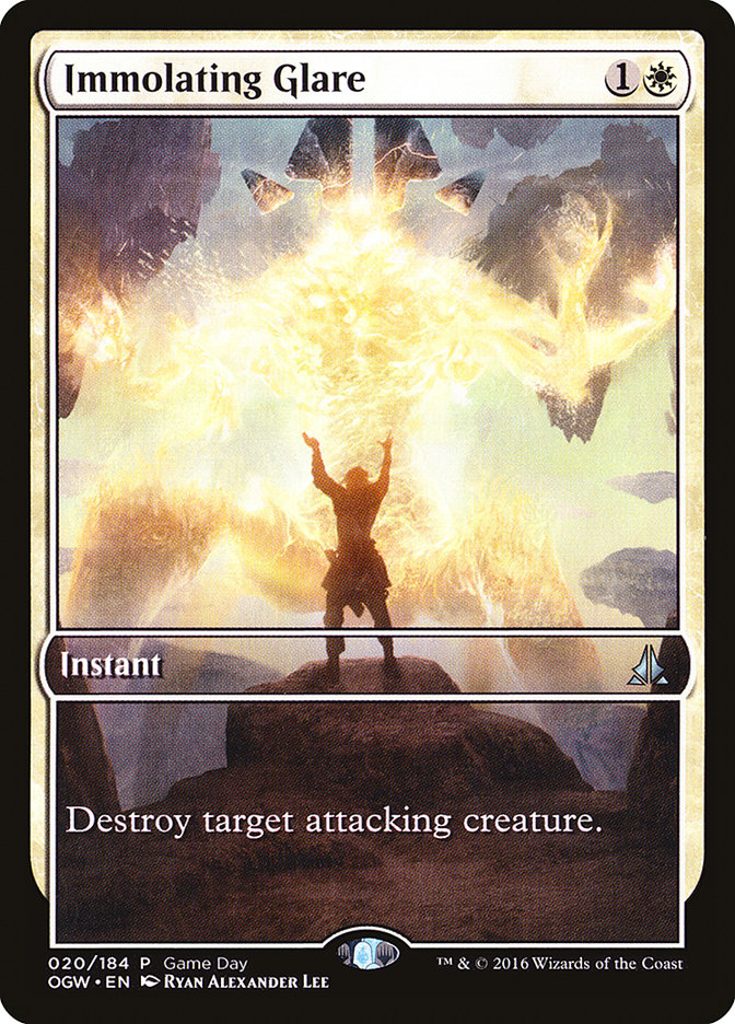 Immolating Glare (Game Day) (Extended) [Oath of the Gatewatch Promos] | Event Horizon Hobbies CA