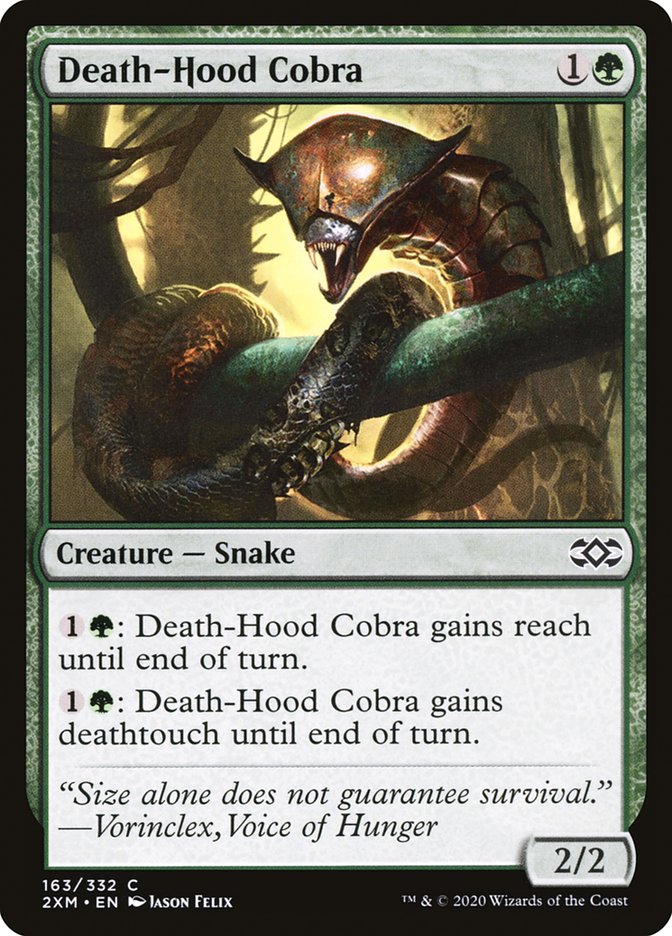 Death-Hood Cobra [Double Masters] | Event Horizon Hobbies CA