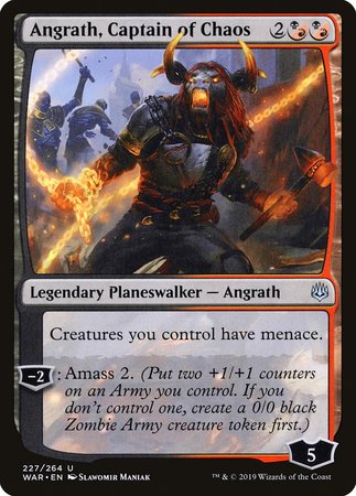 Angrath, Captain of Chaos [War of the Spark] | Event Horizon Hobbies CA