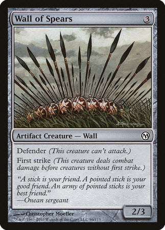 Wall of Spears [Duels of the Planeswalkers] | Event Horizon Hobbies CA