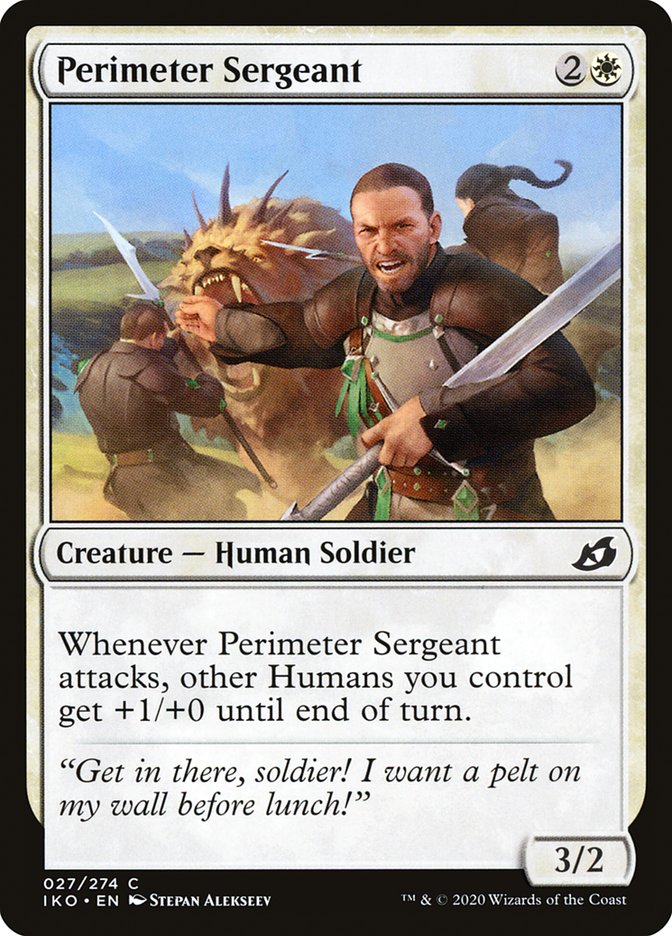Perimeter Sergeant [Ikoria: Lair of Behemoths] | Event Horizon Hobbies CA