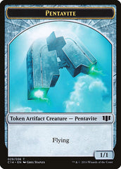 Myr // Pentavite Double-sided Token [Commander 2014 Tokens] | Event Horizon Hobbies CA