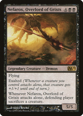 Nefarox, Overlord of Grixis [Magic 2013] | Event Horizon Hobbies CA