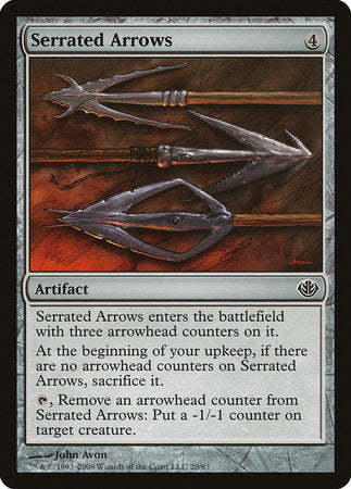 Serrated Arrows [Duel Decks: Garruk vs. Liliana] | Event Horizon Hobbies CA