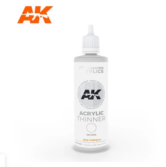 AK Interactive Acrylic Thinner 100ml | Event Horizon Hobbies CA