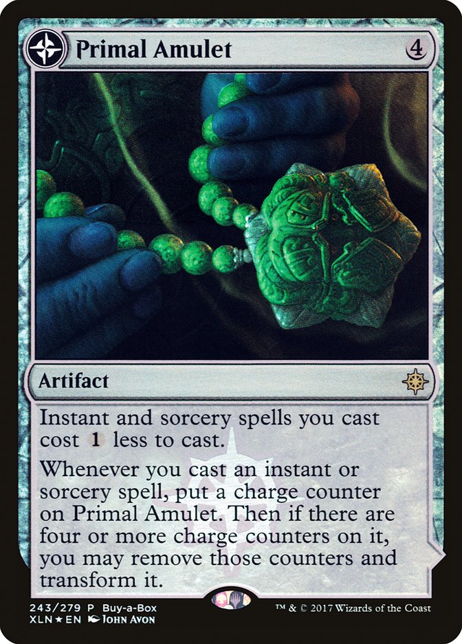 Primal Amulet // Primal Wellspring (Buy-A-Box) [Ixalan Treasure Chest] | Event Horizon Hobbies CA