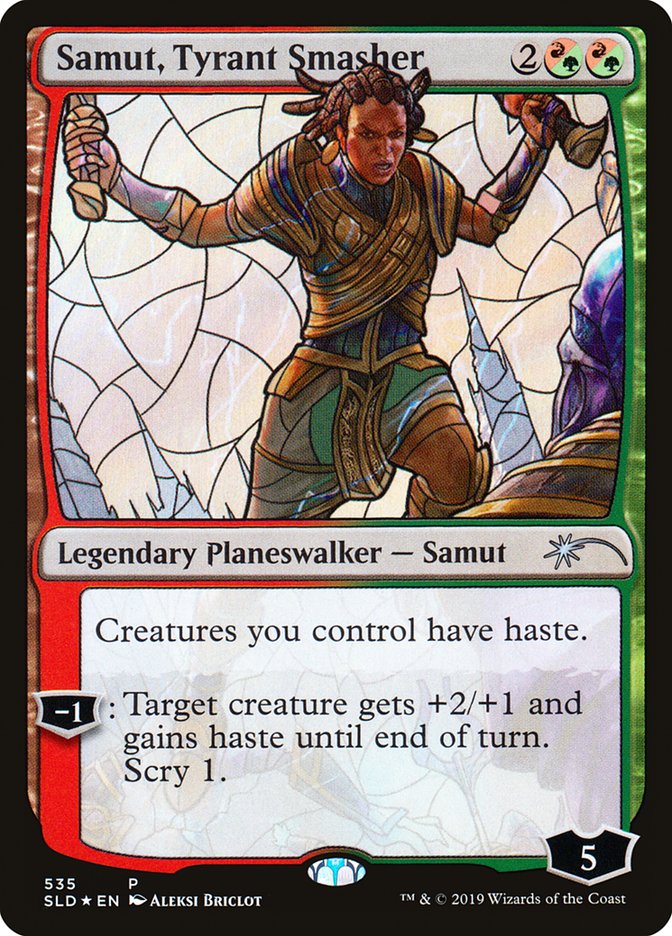 Samut, Tyrant Smasher (Stained Glass) [Secret Lair Drop Promos] | Event Horizon Hobbies CA