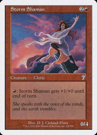 Storm Shaman [Seventh Edition] | Event Horizon Hobbies CA