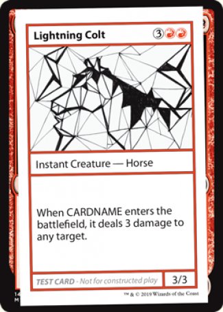 Lightning Colt (2021 Edition) [Mystery Booster Playtest Cards] | Event Horizon Hobbies CA