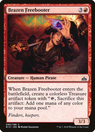 Brazen Freebooter [Rivals of Ixalan] | Event Horizon Hobbies CA