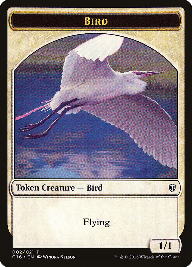 Bird (002/021) [Commander 2016 Tokens] | Event Horizon Hobbies CA