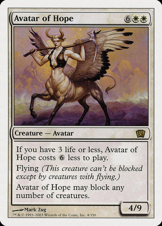 Avatar of Hope [Eighth Edition] | Event Horizon Hobbies CA