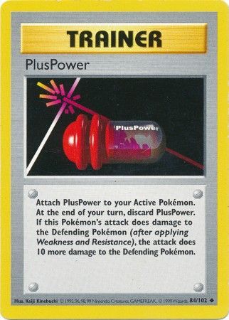 PlusPower (84/102) [Base Set Shadowless Unlimited] | Event Horizon Hobbies CA
