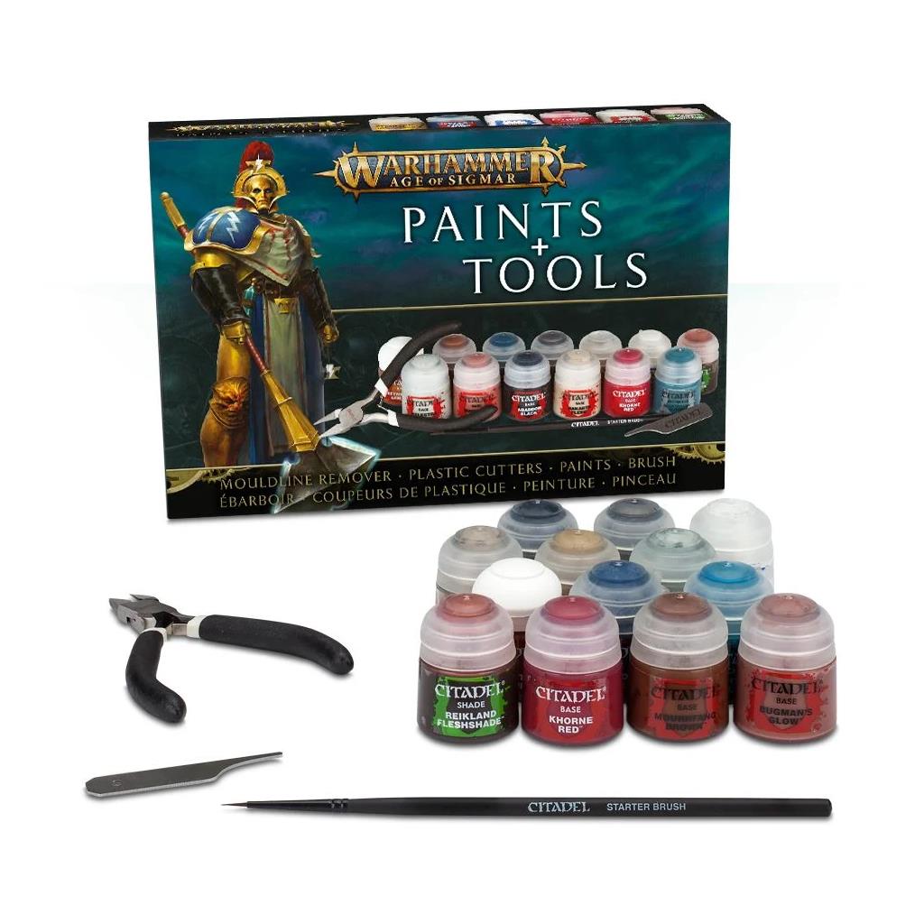 Warhammer Age of Sigmar Paints & Tools Set | Event Horizon Hobbies CA