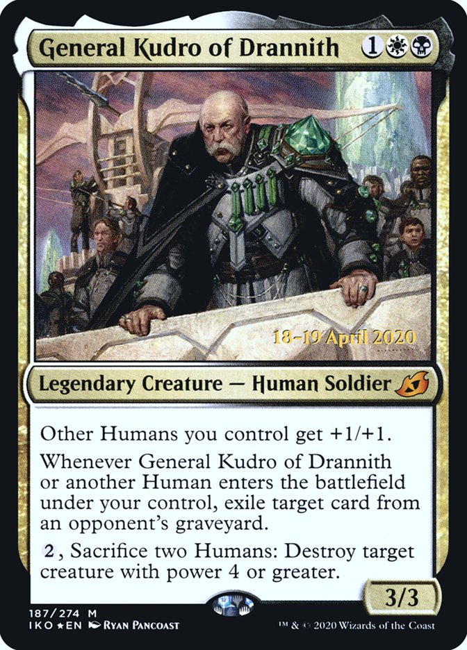 General Kudro of Drannith  [Ikoria: Lair of Behemoths Prerelease Promos] | Event Horizon Hobbies CA