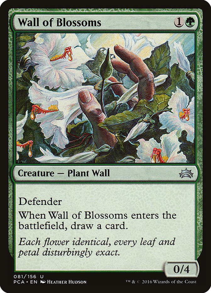 Wall of Blossoms [Planechase Anthology] | Event Horizon Hobbies CA