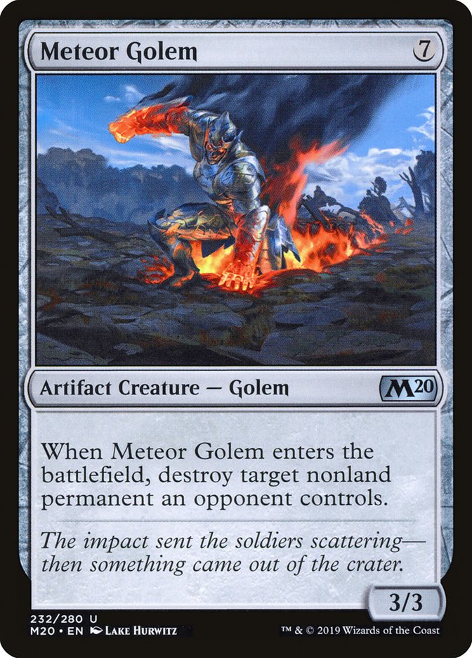 Meteor Golem [Core Set 2020] | Event Horizon Hobbies CA