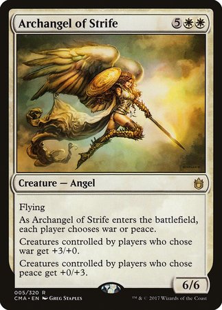 Archangel of Strife [Commander Anthology] | Event Horizon Hobbies CA