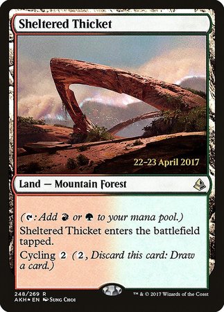 Sheltered Thicket [Amonkhet Promos] | Event Horizon Hobbies CA