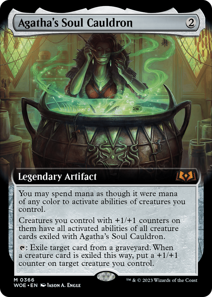 Agatha's Soul Cauldron (Extended Art) [Wilds of Eldraine] | Event Horizon Hobbies CA